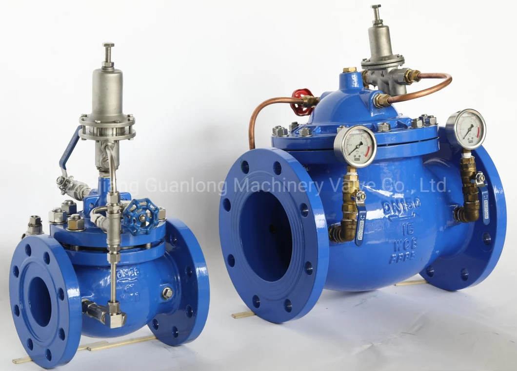 Ductile Iron Piston Type Globe Double Chamber Adjustable Pressure Reducing Valve (Yx741X)