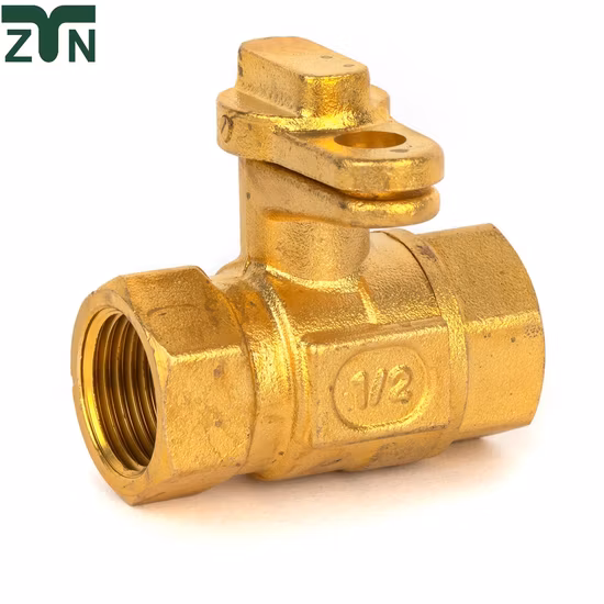 산업용 무연 황동 재질의 누수 방지 볼 밸브